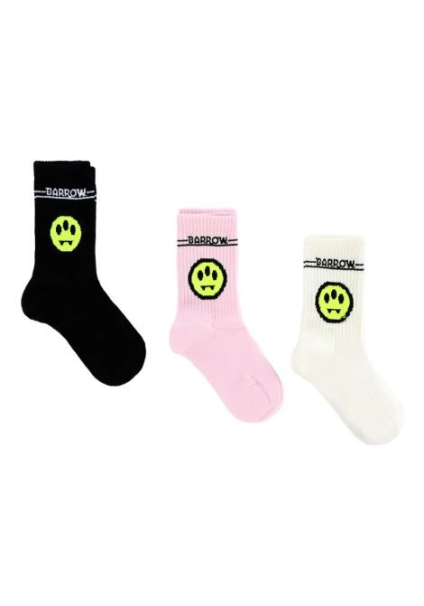 Calzini con smile (3 pezzi) BARROW KIDS | F5BKJUSO126BK004